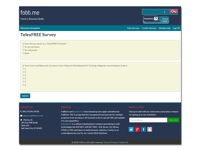 survey manager - FoBB.me